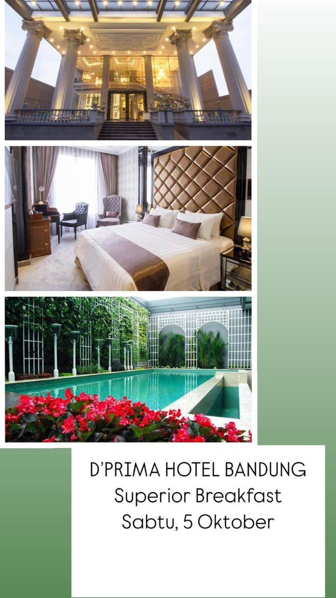 Sashishushesho's tweet photo. Voucher hotel murah d’prima bandung
Check in 5 oktober 700rb

#wts #wtb #zonajajan #zonauang #voucherhotelmurah https://t.co/0drpDiw37A
