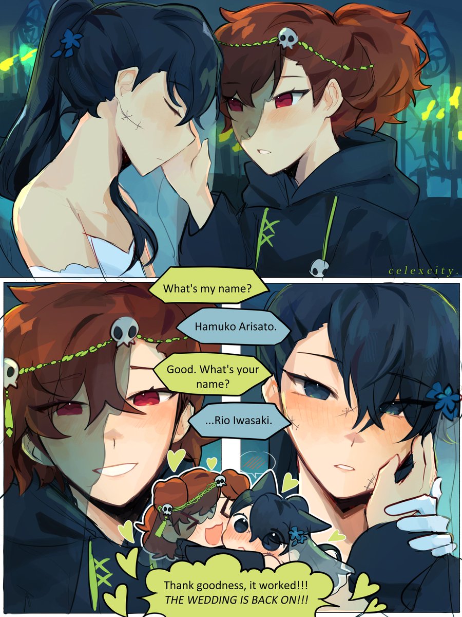 celexcity's tweet photo. [ hamurio ] in life, in death, and in between.
(original necromancer hamuko / corpse bride rio designs by noctilin!!! ⤵️) https://t.co/jy2th5uB0U
