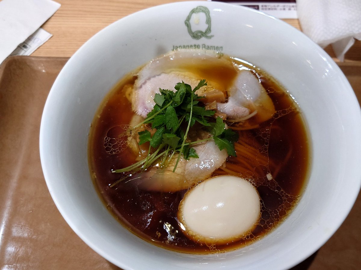 ix1213123's tweet image. 第71回 大北海道展@日本橋高島屋S.C.
2024年10月05日11:22

［Japanese Ramen Noodle Lab Q@北海道札幌市中央区北一条西］
醤油らぁ麺 1,600円
飛ぶ鳥農場のたまご 300円

@qpiroshiki
#LabQ