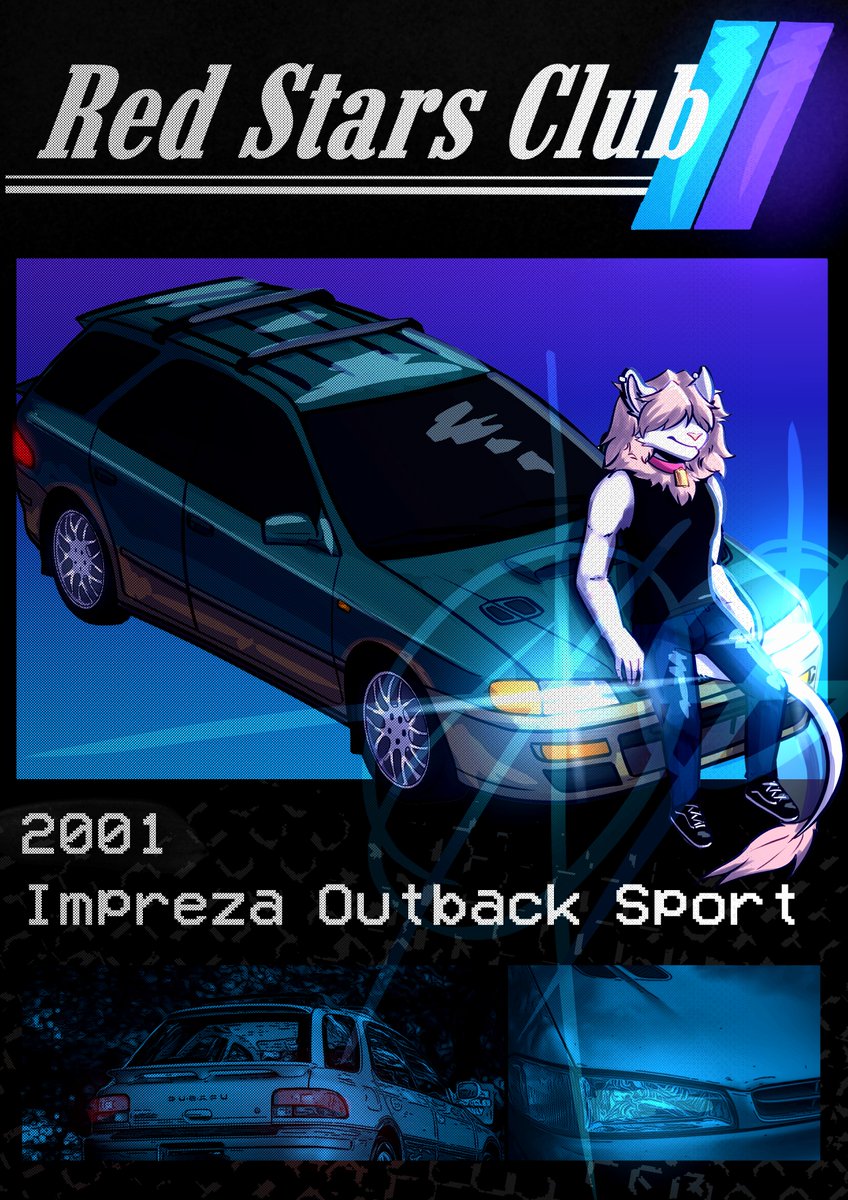 Friday Night Commission! 🔹✨

🔸🔺2001 Impreza Outback Sport