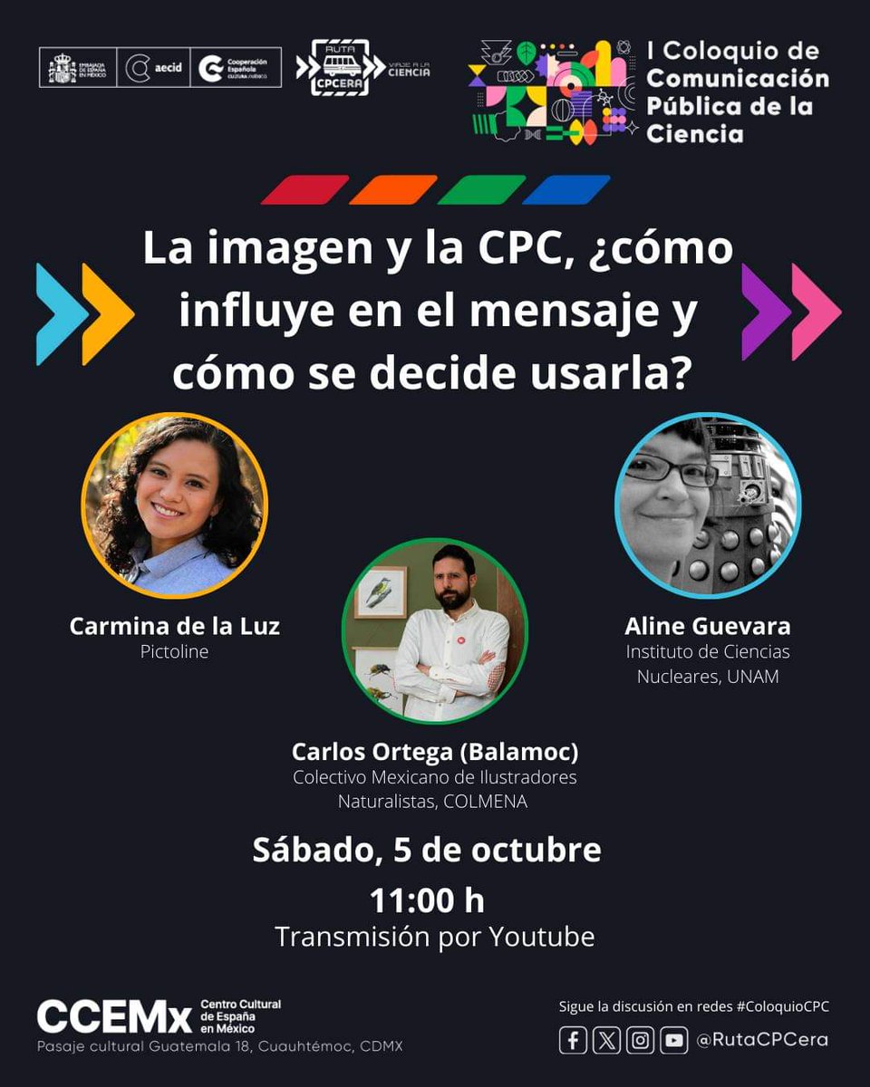 Mañana andaré por aquí para compartir mi experiencia personal con el uso de la imagen en la comunicación pública de la ciencia. Veremos que el asunto es mucho más complejo que presentar datos curiosos 😊