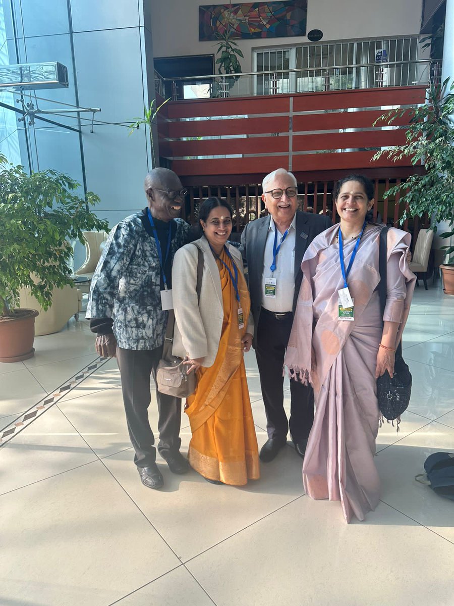 RTandon_PRIA's tweet photo. Team @UNESCOchairCBR with Wangoola from Mpambo Multiversity in Jinja, Robert @GuluVarsity , David @dfmonk of African K4C Centre, Profs Bhavani &amp; Maneesha from Amritha University India contributing to making future research designed &amp; owned in Africa @PRIA_India @ArjanDevDebate https://t.co/R59nn4GFOv