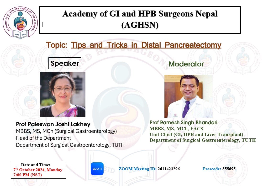 Ramesh Singh Bhandari (@rameshsinghbh12) on Twitter photo This Monday: Exciting lecture from one of the best Pancreatic Surgeon in the Country <a href="/PaleswanL/">Paleswan Joshi Lakhey</a> Not to be missed definitely.<a href="/aghsnepal/">aghsnepal</a> <a href="/hpbsurgeon1/">Catherine Teh 陳婉然🇵🇭</a> <a href="/IHPBA/">IHPBA</a> This Monday: Exciting lecture from one of the best Pancreatic Surgeon in the Country <a href="/PaleswanL/">Paleswan Joshi Lakhey</a> Not to be missed definitely.<a href="/aghsnepal/">aghsnepal</a> <a href="/hpbsurgeon1/">Catherine Teh 陳婉然🇵🇭</a> <a href="/IHPBA/">IHPBA</a>
