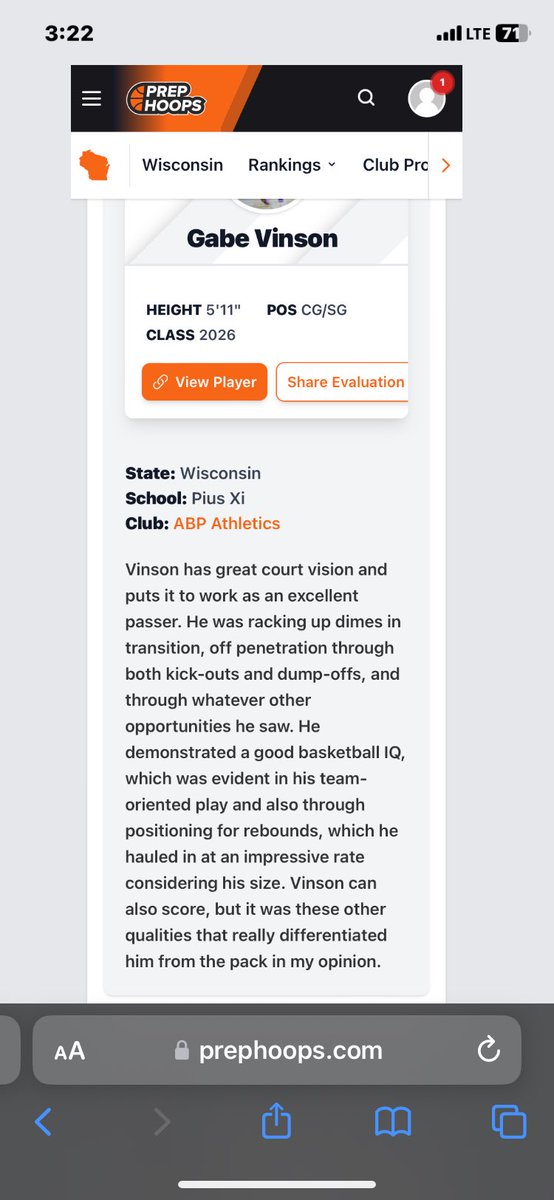 Write up from <a href="/PrepHoops_WI/">Prep Hoops Wisconsin</a> Expo camp.🙌🏾