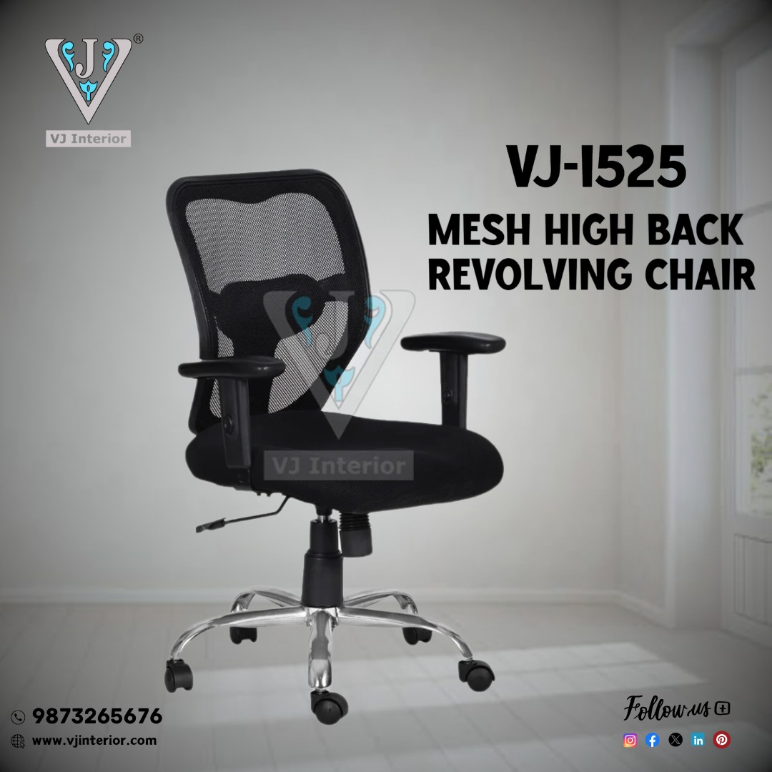 KR_RK_Official's tweet image. Check out this VJ-1525 Mesh High Back Revolving Chair 
Click Here vjinterior.co.in/product/vj-152…
.
Call us @ 9873265676
Visit us online or store
Branches are located at Delhi and Banglore
.
#RevolvingChair #chair #Meshchair #officechairs #premiumquality #bestquality #DurableFurniture…