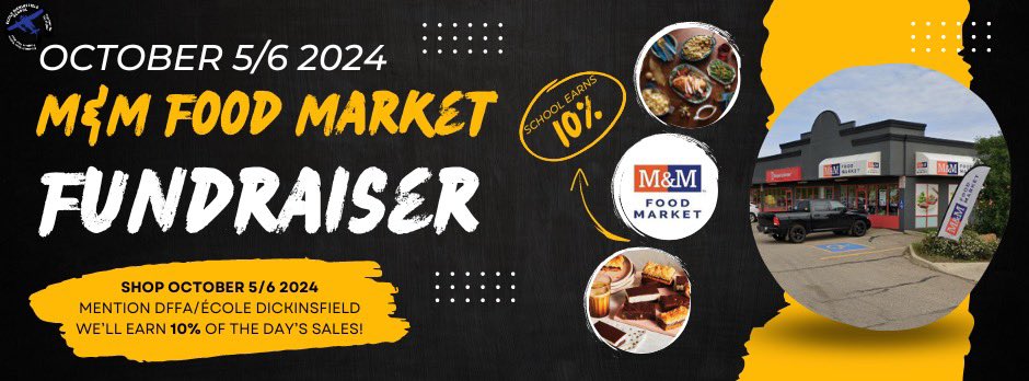 Dickinsfield (@dickinsfield) on Twitter photo THIS WEEKEND is the weekend to stock up on your favourite M&M items and support our school by doing so! Visit <a href="/mmfoodmarket/">M&M Food Market</a> on Timberline Drive Saturday (Oct 5) or Sunday (Oct 6) and mention DFFA or Dickinsfield at the cash. Weβll earn 10% of the sales!
Itβs that easy! ππππ THIS WEEKEND is the weekend to stock up on your favourite M&M items and support our school by doing so! Visit <a href="/mmfoodmarket/">M&M Food Market</a> on Timberline Drive Saturday (Oct 5) or Sunday (Oct 6) and mention DFFA or Dickinsfield at the cash. Weβll earn 10% of the sales!
Itβs that easy! ππππ