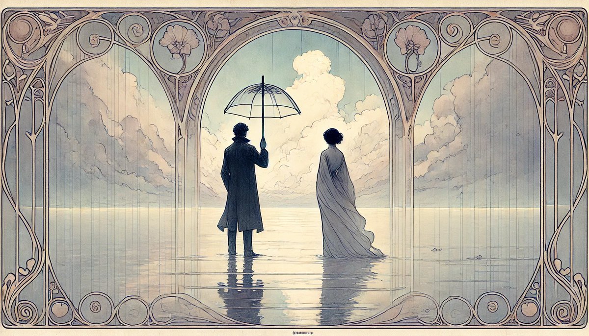 ビニールの傘でよかった　晴れ間！って指さすきみも空も見えるよ

『 晴 』 幽香の白茶 #うたの日 #tanka #AIイラスト utanohi.everyday.jp/open.php?no=38…

その後傘をなくしました