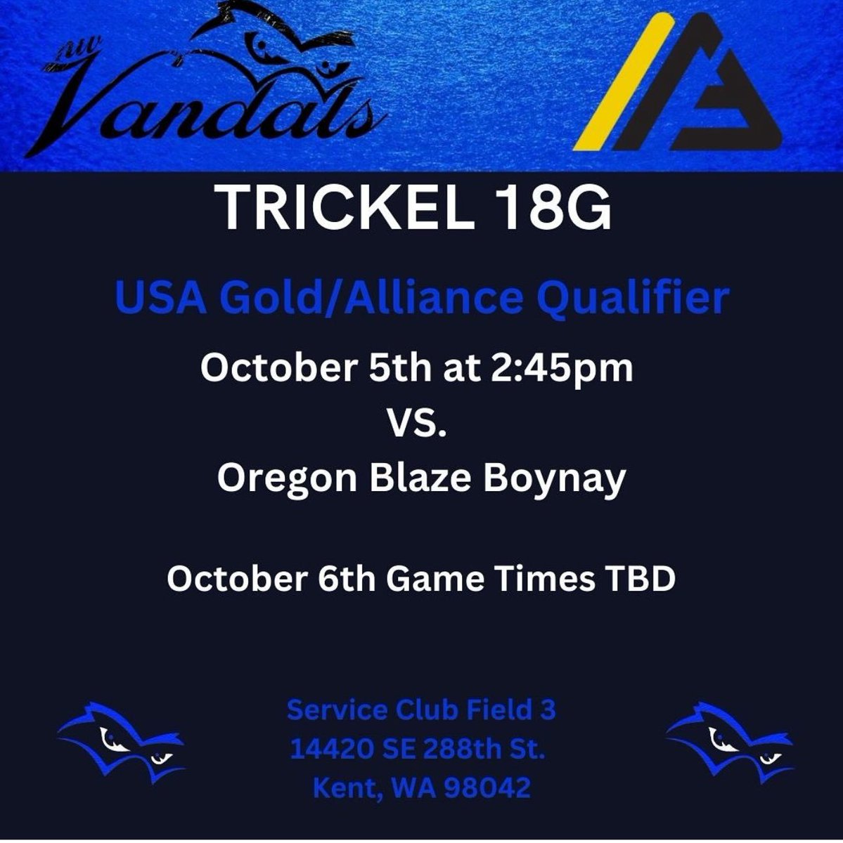 Finally back on the field tomorrow for the USA Gold Alliance Qualifier in Kent, WA. First game at 2:45pm. <a href="/nwvandals/">NW Vandals Fastpitch</a> <a href="/USASoftball/">USA Softball</a> <a href="/thealliancefp/">The Alliance Fastpitch</a> #uncommitted2025