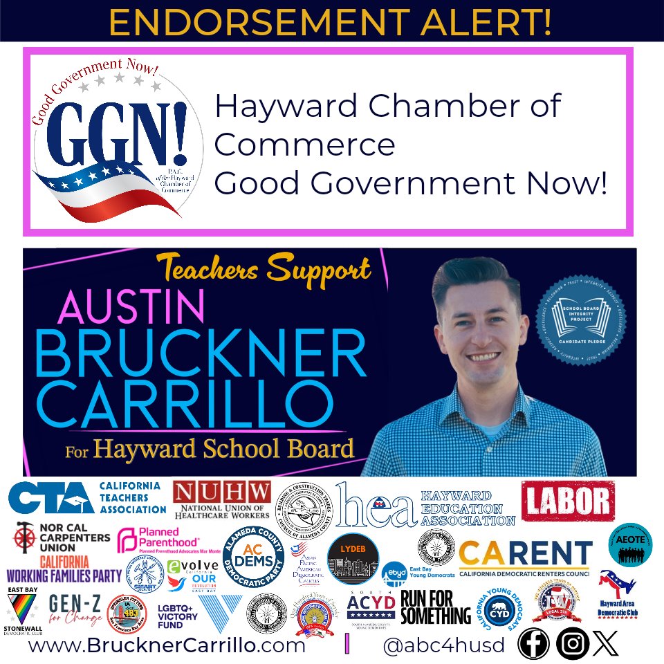 Thank you <a href="/haywardchamber/">Hayward Chamber</a> for the support!