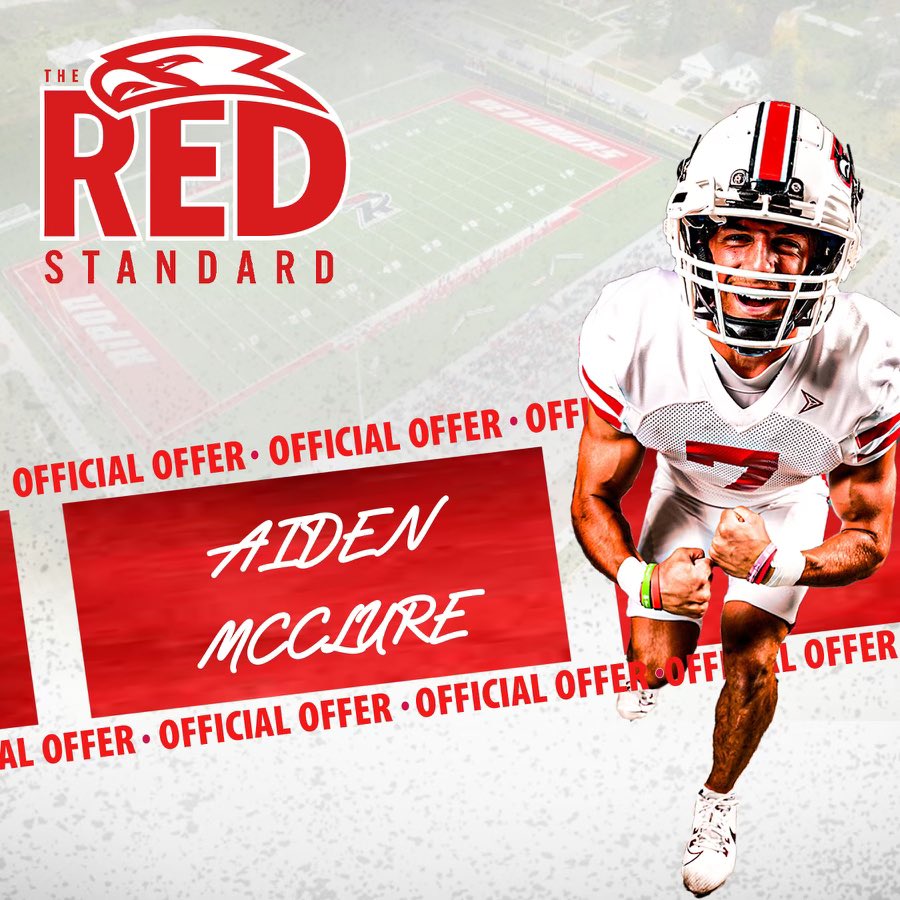 Extremely grateful to announce I have received my official offer from Ripon college. Thank you to <a href="/coach_hepp/">Coach Hepp</a> and <a href="/RiponRedHawkFB/">Red Hawk Football</a> for this incredible opportunity!!!!!!!