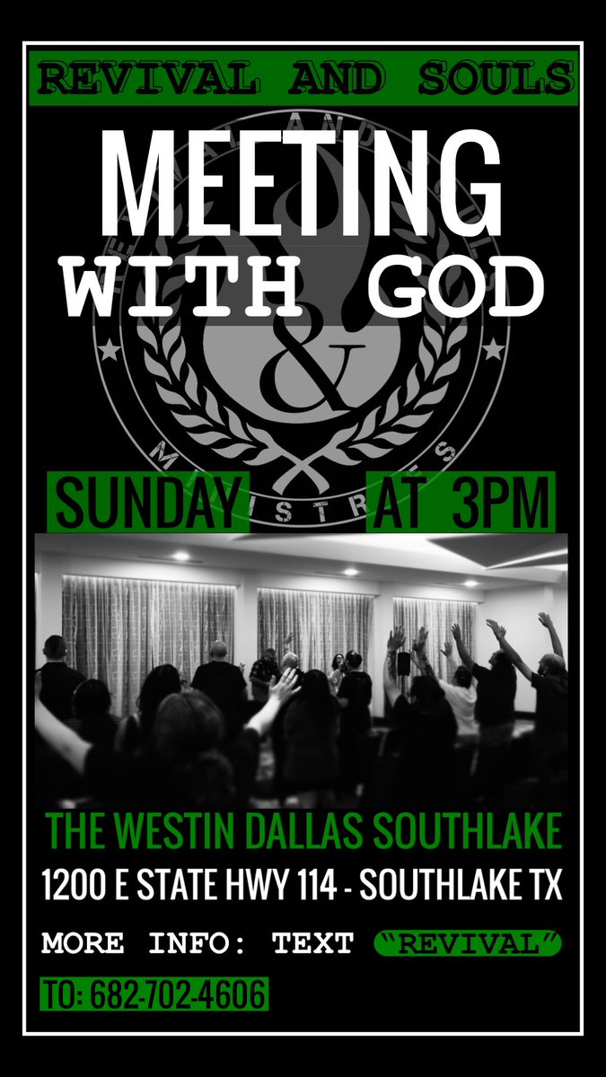 RevivalAndSouls's tweet photo. Sunday at 3pm! https://t.co/ccQwK3xUTX