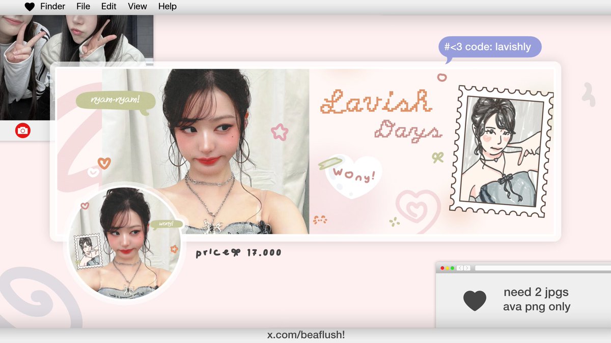eflancy's tweet image. 🗓️: help rt please, thankyou! ♡

Hellooo aku ada satu layout ready stock wonyoung yang masih fresh out of the oven nih! Pricenya 17,000 yaap! For more details, boleh check alt okok ( btw nanti aku kasih art nya jugak :3 )

#zonauang #zonaba