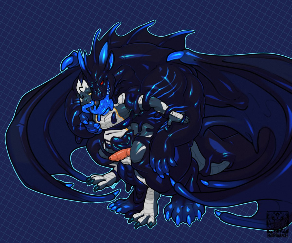 2 bodies, 1 symbiote; trapped in an infinite cycle of neverending bliss
#SymbiOctober #symbiote
w/ @.TalenDragon 🎨 @.SmuttyLux