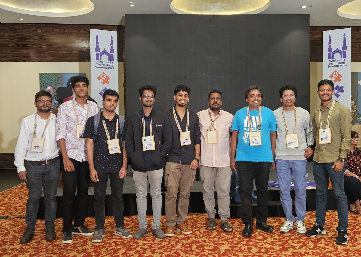manojkmohan's tweet photo. Malayais at Wikimedia Technology Summit 2024, Hyderabad
#mlwiki @wikimediakerala @smcproject
Photo - Gyan Sahu
#WTS2024 https://t.co/wxlBmXFLCl