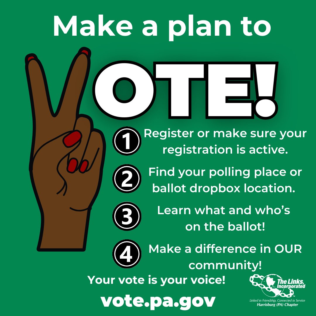 hburglinks's tweet photo. Mail in Ballot or Absentee Ballot? Requests MUST be received by 5 PM on 10/29 &amp; your ballot MUST be received by 8 PM on 11/5.  Learn more here.
https://t.co/HD85Gg4Eny https://t.co/j6ilyUs5Rs