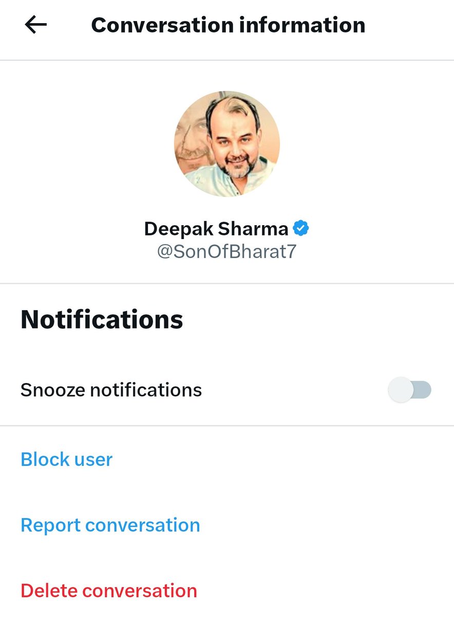 कुछ तो एकता दिखाओ दोस्तों। दीपक सबके लिए लड़ता है, सबको प्रमोट भी करता है। सनातन के लिए इसने लाठियां खाई, जेल भी गया है।

और आज जब इसका अकाउंट सस्पेंड हो गया तो कुछ को छोड़ कर सबने मुंह ही मोड़ लिया।

<a href="/MrSinha_/">Mr Sinha</a> <a href="/ajeetbharti/">Ajeet Bharti</a>। <a href="/Shehzad_Ind/">Shehzad Jai Hind (Modi Ka Parivar)</a> <a href="/epanchjanya/">Panchjanya</a> <a href="/AshokShrivasta6/">Ashok Shrivastav</a> <a href="/epanchjanya/">Panchjanya</a>