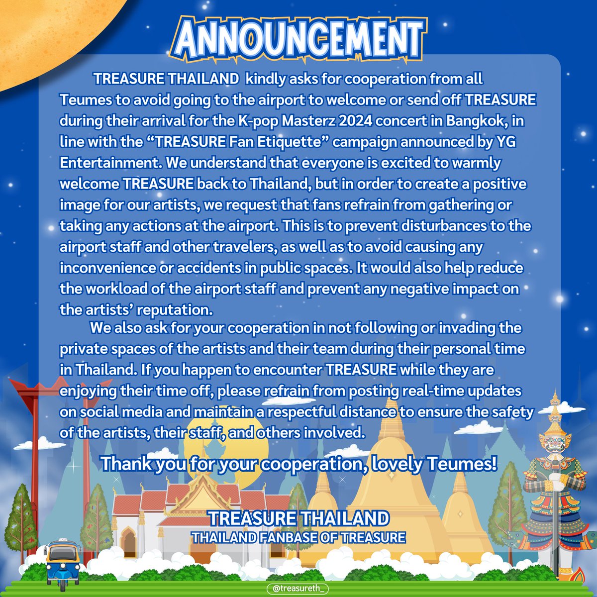 TREASURE THAILAND tweet media