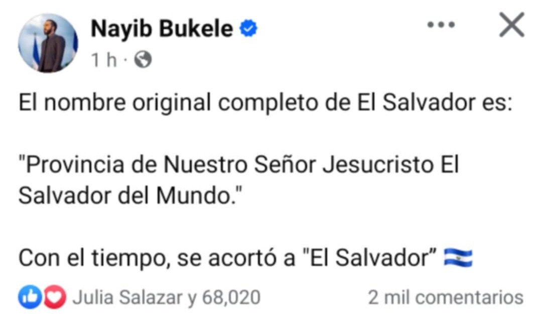 Quiero ver tan solo un documento legal, mapa, diario de navegación, carta portulana, anotación de piratas o cualquier otro papelito de los imperios  español, británico o francés donde así aparezca escrito. (Acortado, es más FALSO que un billete de bitcóin). <a href="/EfemeridesSV/">C. C. Dinarte profesor</a>