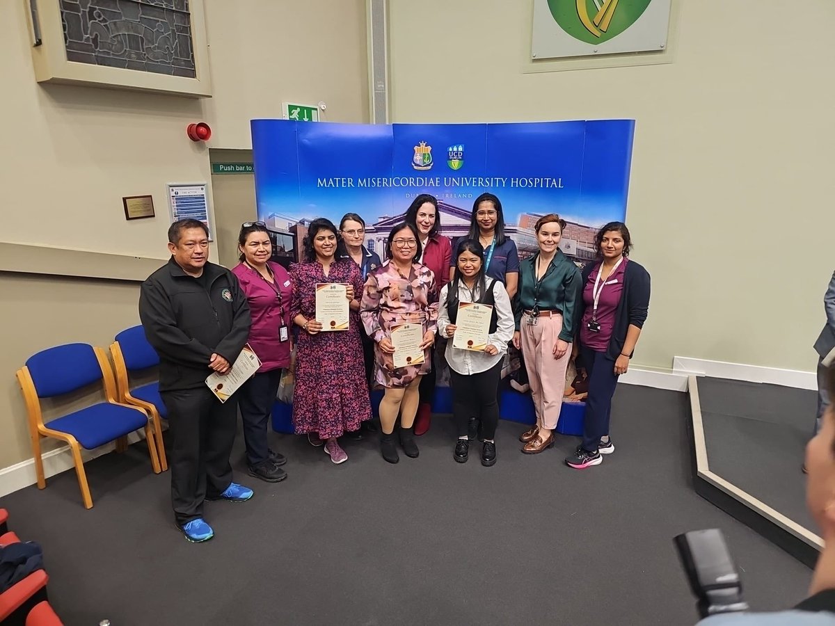 Mater Infectious Diseases Nursing (@nursingmat90307) on Twitter photo Congrats to our second group of nurses that successfully completed their Infectious Diseases- CPD (23/24). 🥂🥂<a href="/NIU_MaterHosp/">National High Level Isolation Unit (Mater Hosp)</a> <a href="/MaterNursing/">Mater Nursing Team</a> <a href="/HoneyVince45414/">Honey Vincent</a> <a href="/ucdsnmhs/">UCD School of Nursing, Midwifery & Health Systems</a> Congrats to our second group of nurses that successfully completed their Infectious Diseases- CPD (23/24). 🥂🥂<a href="/NIU_MaterHosp/">National High Level Isolation Unit (Mater Hosp)</a> <a href="/MaterNursing/">Mater Nursing Team</a> <a href="/HoneyVince45414/">Honey Vincent</a> <a href="/ucdsnmhs/">UCD School of Nursing, Midwifery & Health Systems</a>