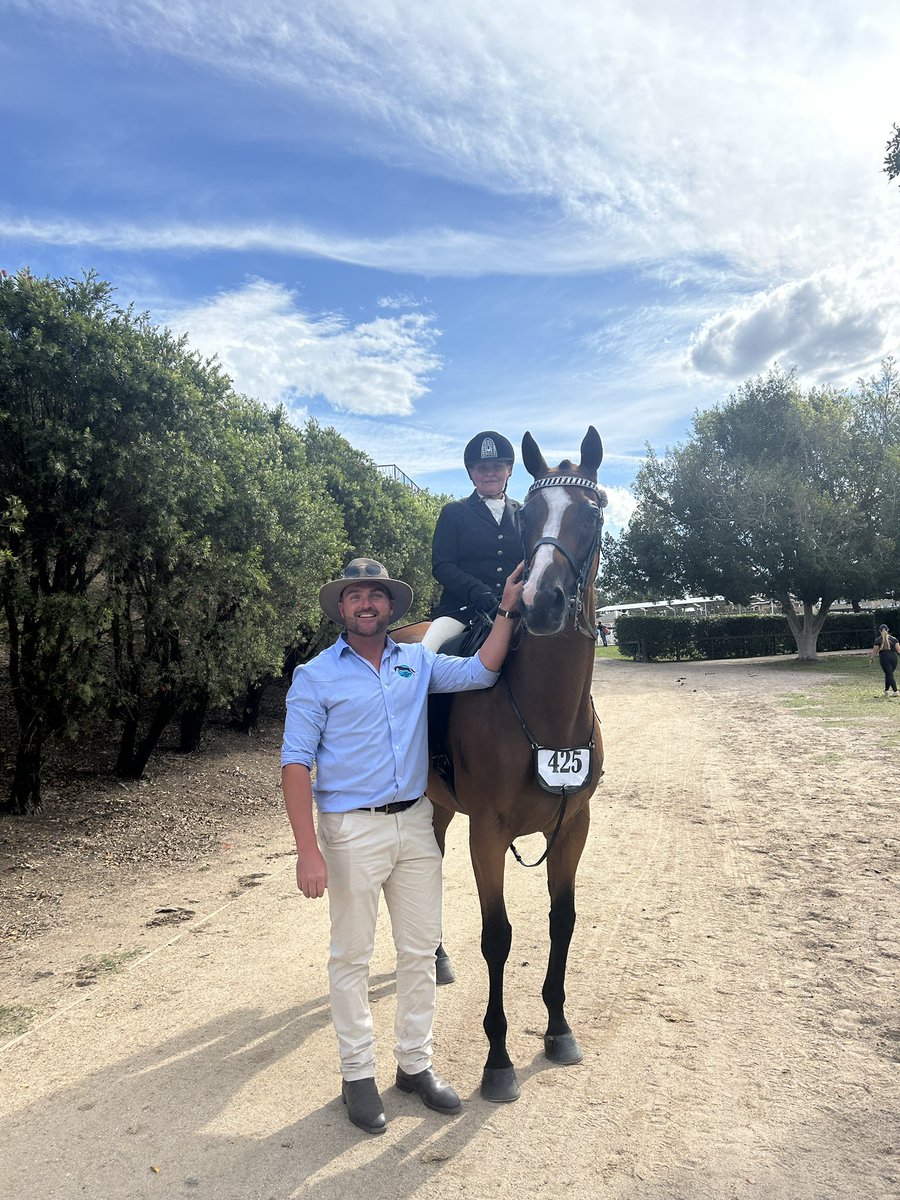 Group 1 Champion Hartnell with Sheralee Patterson competing in Equimillion 2024 in Thoroughbred - Led 🤩