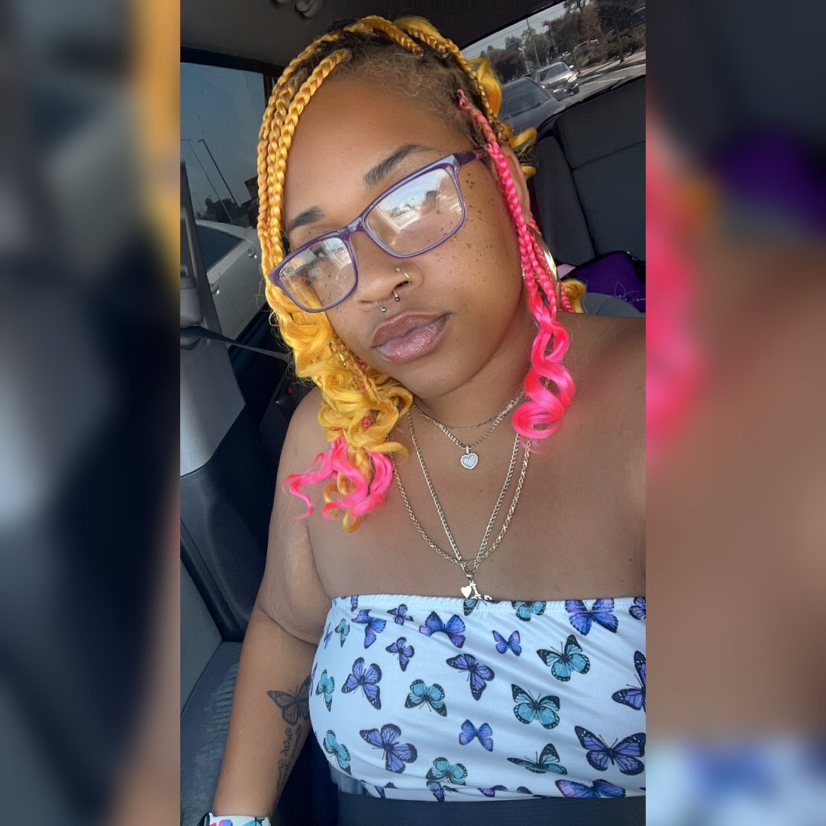 juicyredboneee's tweet photo. I was made for a real nigga 💋💜🦋 https://t.co/kxcFzQb1QV