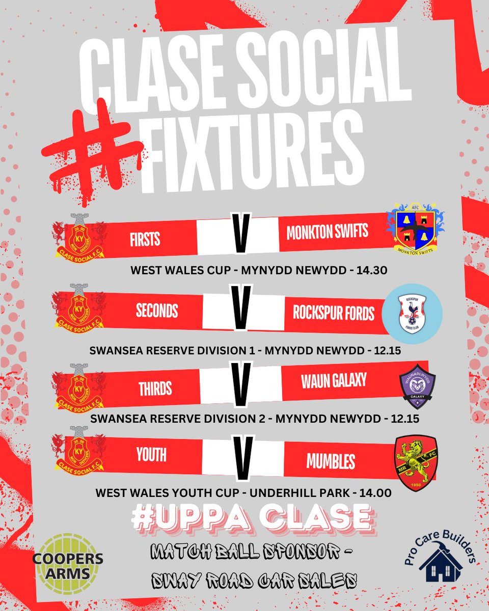 Big weekend for the club ❤️ 🖤