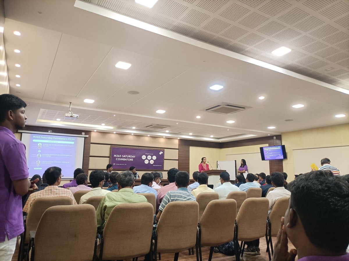 M365 Saturday Coimbatore 2024 started #m365 #copilot #sharepoint #Microsoft365 #microsoftteams