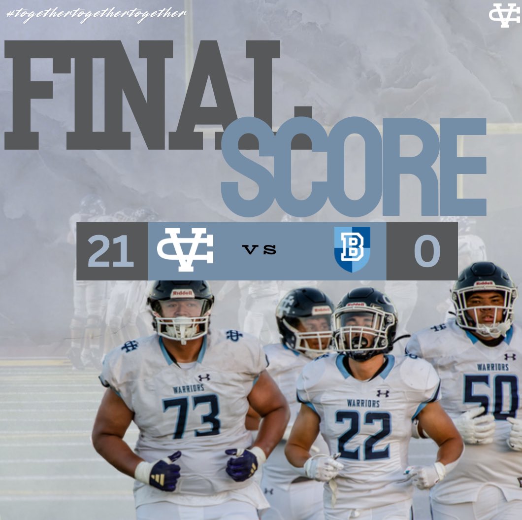 Huge victory tonight moves us to 3-2!  A 21-0 win shows strong performance on both offense and defense. Riordan next week; let’s keep up the momentum!