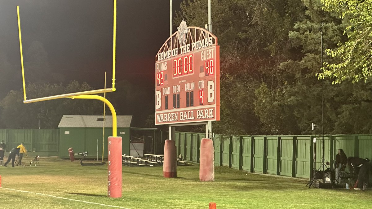 Bisbee beats Willcox in overtime 42-40.  Bisbee defense stopped the 2 point attempt to seal the win.