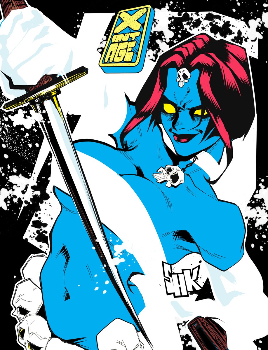 Felt like something blue #Mystique #xmen