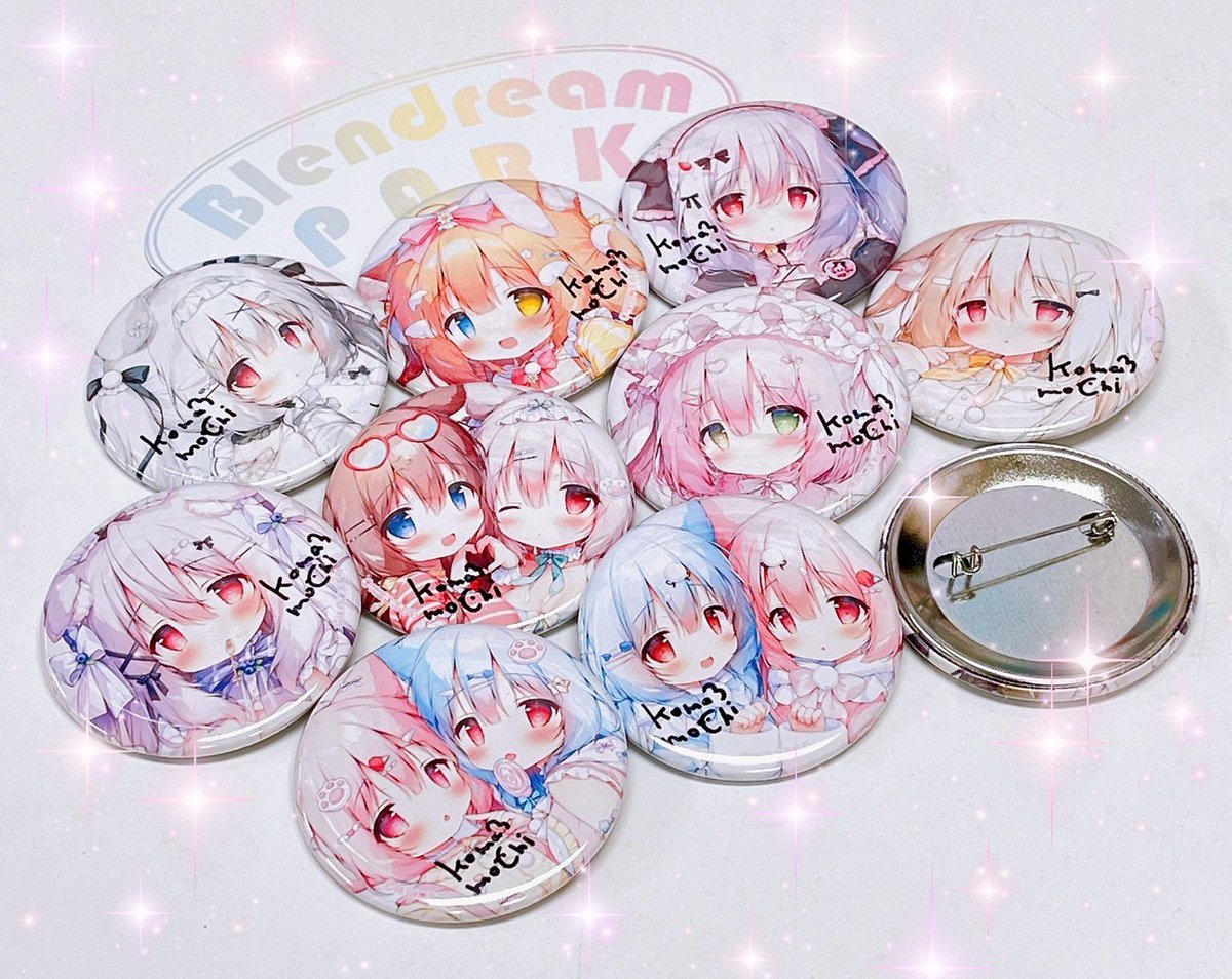 桃豆こまもち 缶バッジ 桃豆こまもち🍡C107水曜東4-ア84b on X