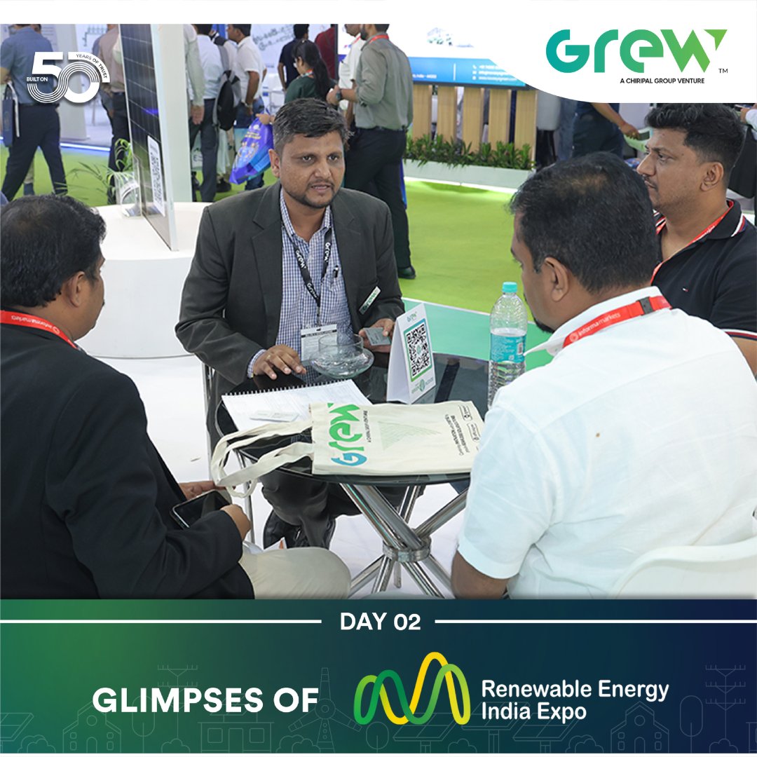 grew_solar's tweet image. Looking forward to see what Day 3 brings!

#GREW #PoweringTheNext #NextGenModules #SolarPower #CountdownToREI #GrewEnergyShowcase #SolarInnovations #RenewableEnergyFuture #VisitOurBooth #SustainableSolutions #REI2024 #PowerOfSolar #FutureOfEnergy #Day2