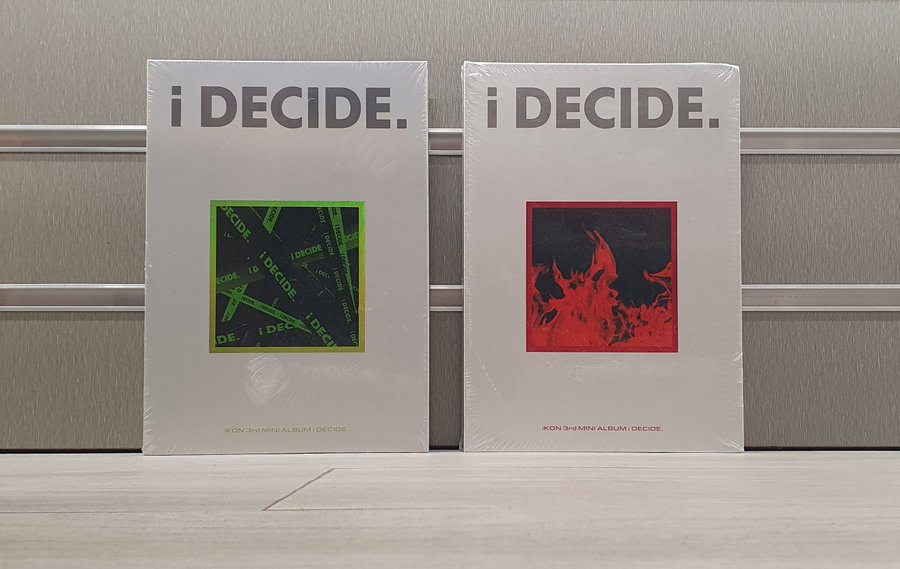 ImpactStoreEs's tweet image. Nadie puede decidir por ti. Tus gustos, tu elección, tu vida. Así que escoge libremente qué edición del increíble #iDECIDE, el tercer EP de #iKON, prefieres que se te meta en el cuerpo para hacer que te muevas y disfrutes con su espectacular #KPOP.