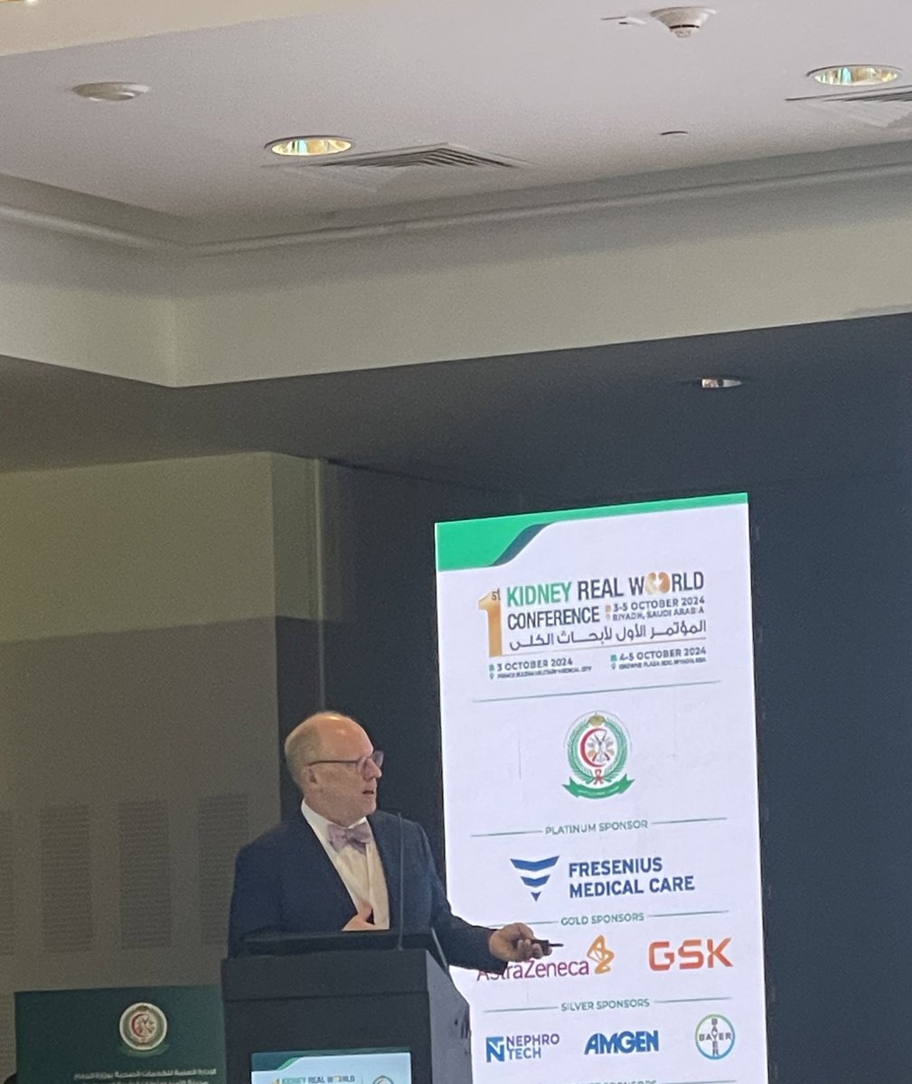 Fatmah Najeeb Yamani (@fatmahnyamani) on Twitter photo Delighted to have Dr. John Friedwald <a href="/jfriedo/">John Friedewald</a> sharing his expertise and his work in variety of biomarkers in kidney transplantation at the 1st kidney real world conference, Saudi Arabia, Riyadh.
Welcome to Saudi Arabia.
๐ Delighted to have Dr. John Friedwald <a href="/jfriedo/">John Friedewald</a> sharing his expertise and his work in variety of biomarkers in kidney transplantation at the 1st kidney real world conference, Saudi Arabia, Riyadh.
Welcome to Saudi Arabia.
๐