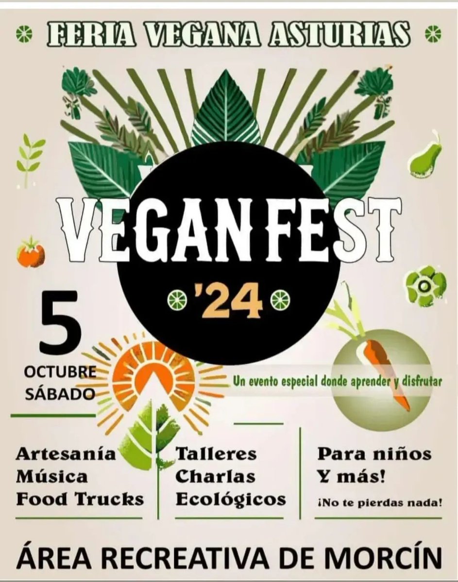 SierradeNaranco's tweet photo. Esto ye hoy y allí estaremos!! @veganfestasturias https://t.co/UUyZ4vEjJ2