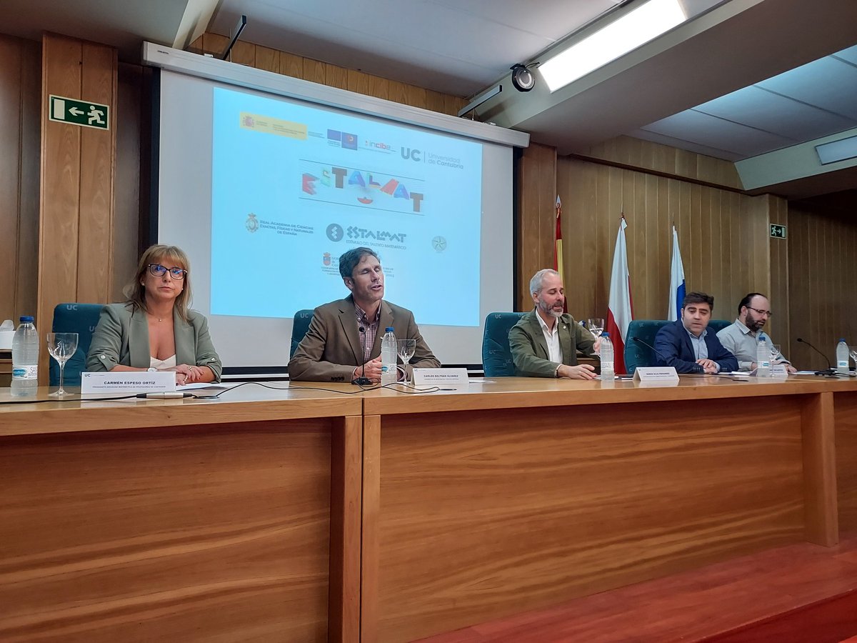 SMatematicaPC's tweet image. Inauguración del curso #ESTALMAT Cantabria 24- 25 en @cienciasunican