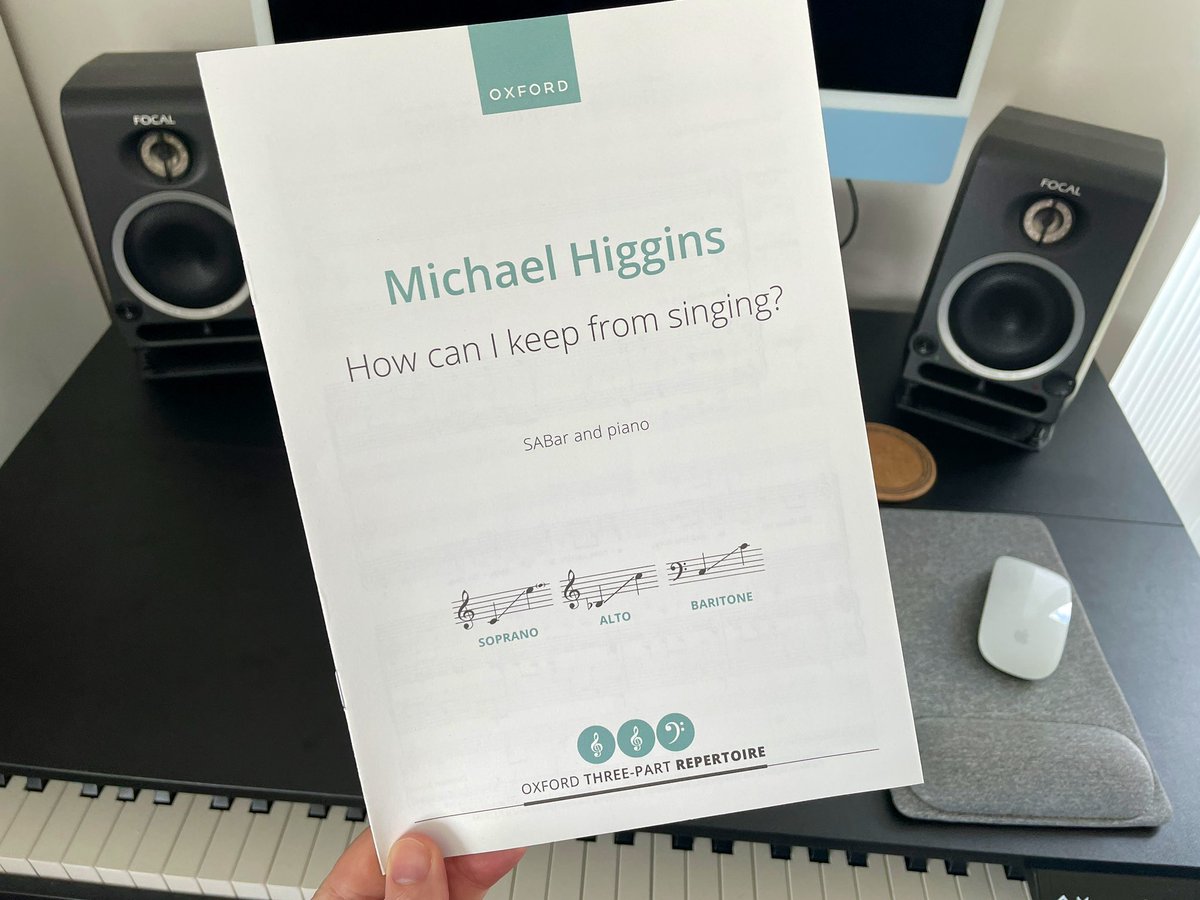 So pleased to receive this latest publication from the lovely people at <a href="/OUPMusic/">Oxford Music</a>. Written while visiting the #SolomonIslands with <a href="/TDEDionysus/">The Dionysus Ensemble</a> and first performed <a href="/MertonSingfest/">Merton SingFest</a> in early 2020 conducted by @neilcpferris. <a href="/BrianJJonesUK/">Brian Jones</a> #NewMusicAlert #CommunityChoirs