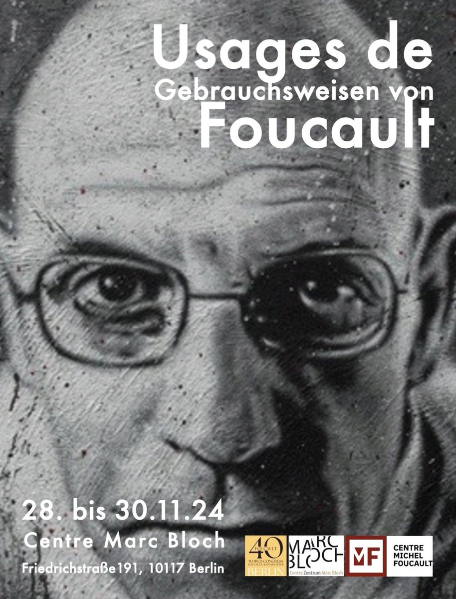 Ende nächsten Monats darf ich auf der Berliner Foucault Tagung von @DelitzHeike &amp; Christoph Burmeister einige Einblicke in die Rezeptionsgeschichte in der FAZ vorstellen.

 Ich freue mich sehr auf die Diskussion und die vielen spannenden Vorträge: 
cmb.hu-berlin.de/kalender/termi…