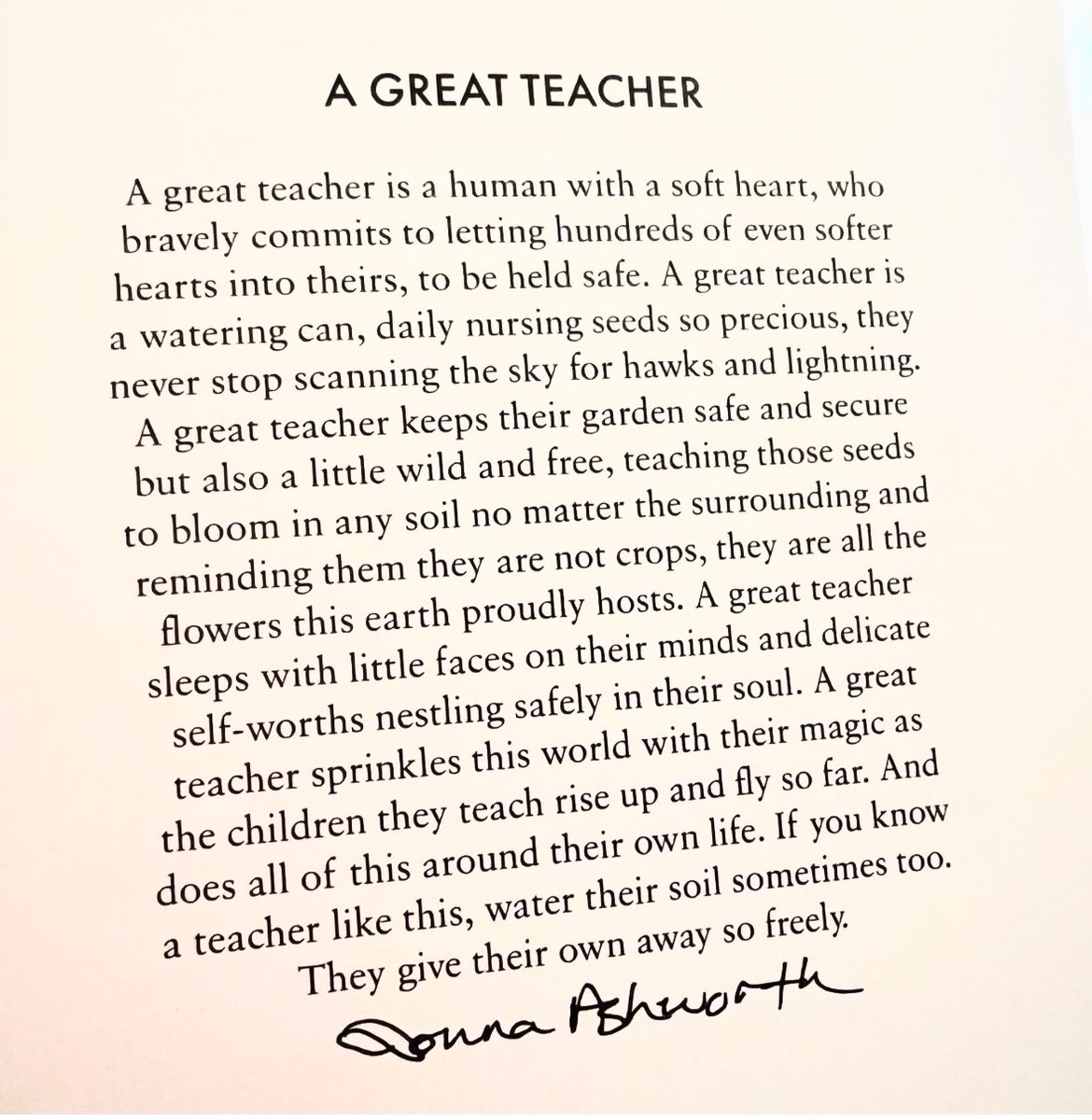 lb_bee1's tweet photo. Happy World Teachers’ Day to all the wonderful people I have been lucky enough to work with 🤍 https://t.co/jlEwBOQNvt