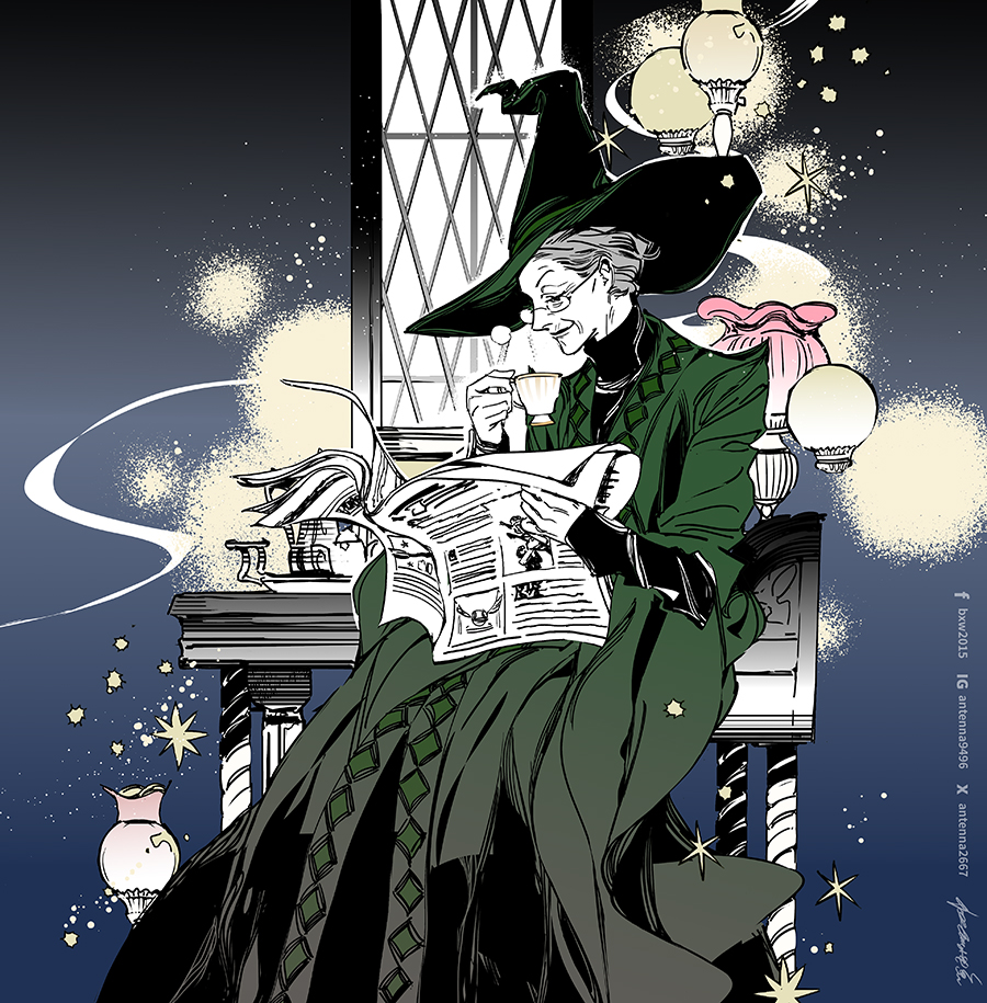 antenna2667's tweet image. 🌙
隨著他們的離去，再次認知到時代的推移
#麥教授 #mcgonagall