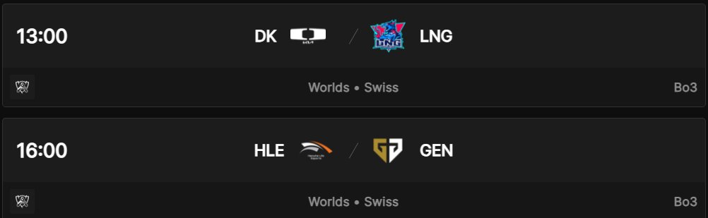 LNG 2-1 DK 
GENG 2-1 HLE
#Worlds2024
