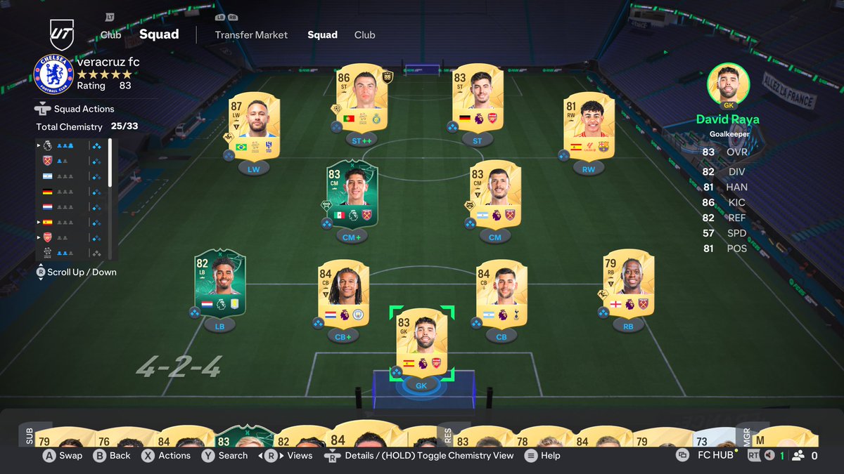 Alan992346731's tweet photo. First team in #eafc25 https://t.co/PJ0XXJhUth