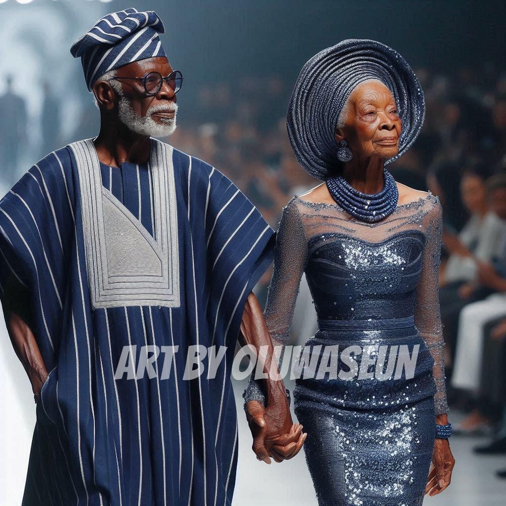 Just if we had a fashion runway show for the older people

Ojude oba no do pass this one