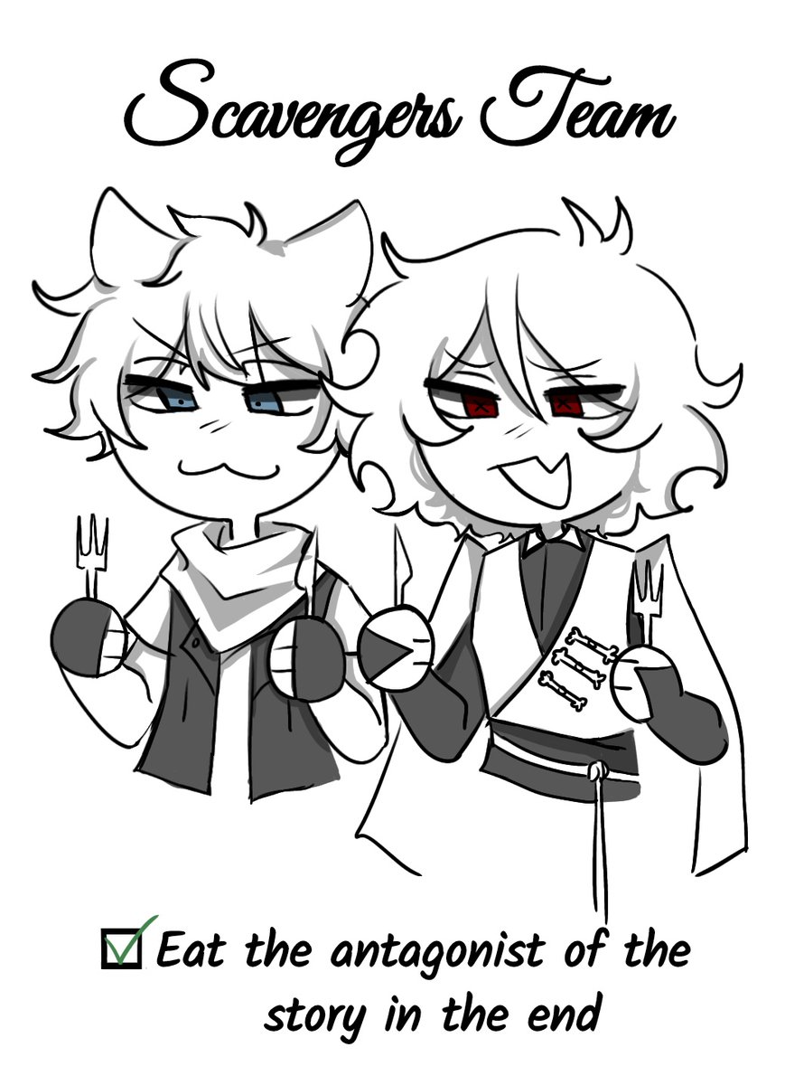 RizDoodles's tweet image. Let me introduce you to Pépito (Pomefiore Oc)!🦴🦅
She is inspired by the vultures from Snow White 
#twst #twstoc  #twstファンアート