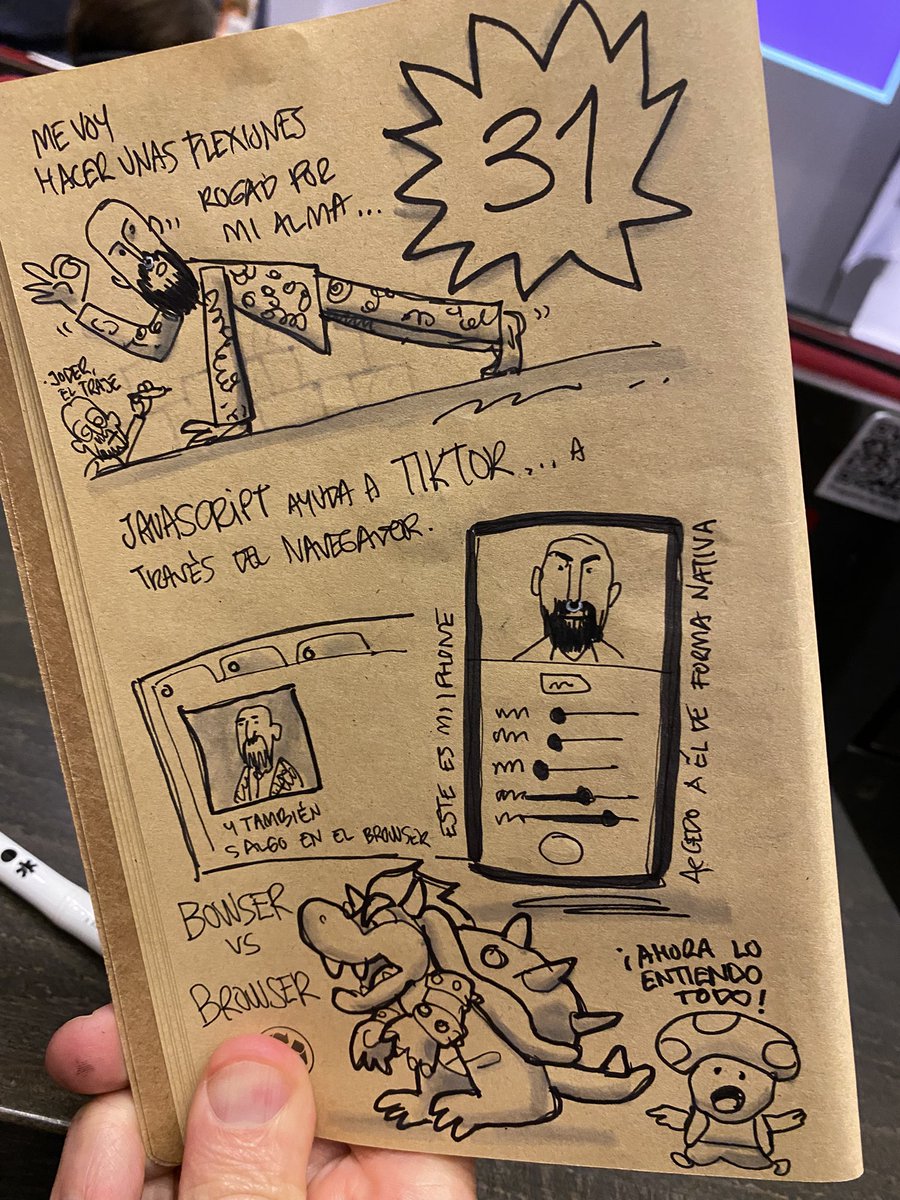 Make TikTok Great Again!!! con <a href="/baumannzone/">Jorge Baumann.js</a> (y su traje) en #morcillaconf.