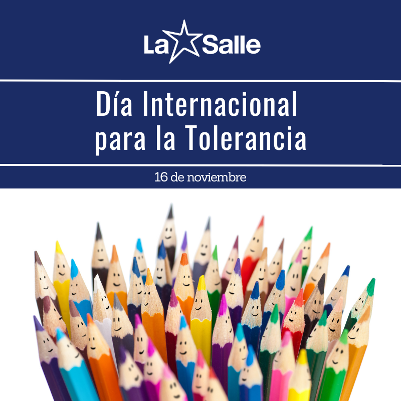 lasallelapaloma's tweet photo. #LaSalle #TrabajandoPorUnMundoMejor #DíaInternacionalParaLaTolerancia #TiempoDeCuidarTiempoDeCrear #SomosLaSalle #MiraMásAllá https://t.co/5x4C7nDJoB