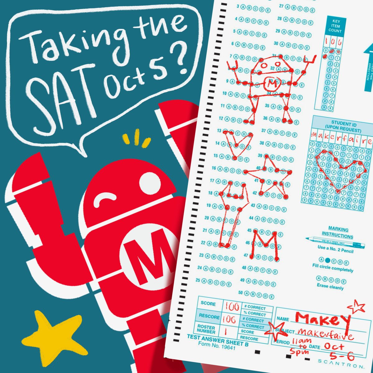 Taking the SAT on October 5th?

Bring in your receipt and get in free after 1pm!

(Please do not skip the SAT for our Faire. Be sure to sit through it and do your best.)