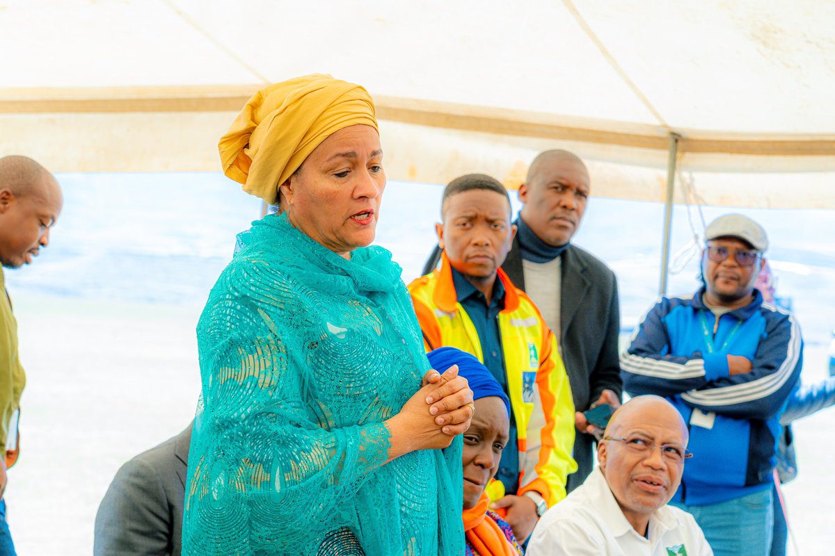 It was a privilege to welcome the Deputy Secretary General of the United Nations, Ms Amina J. Mohammed, to the Polihali site today, while she is in Lesotho. We had the chance to speak about the LHWP and our partnership with communities to improve livelihoods around the project.