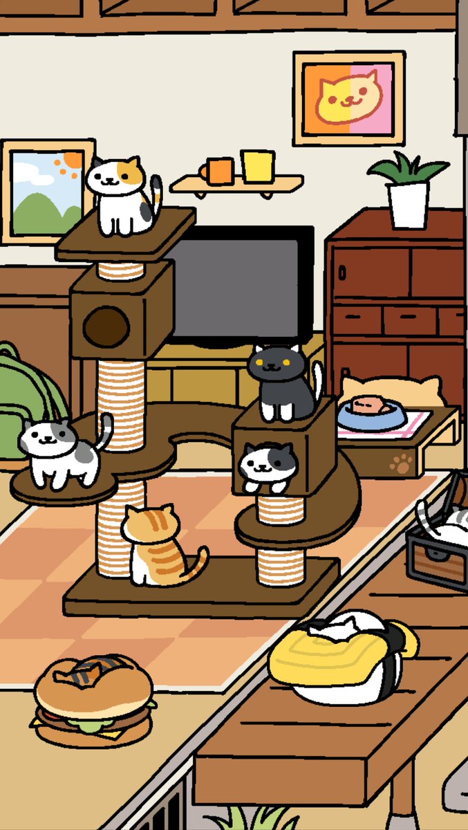 rin_emon's tweet photo. ねこあつめ、前のスマホからデータ引き継げずそのままだったんだけど2が出ると！20日に！

また集めてる。
ねこあつめはいいぞ。 https://t.co/tmSxz7ABeH