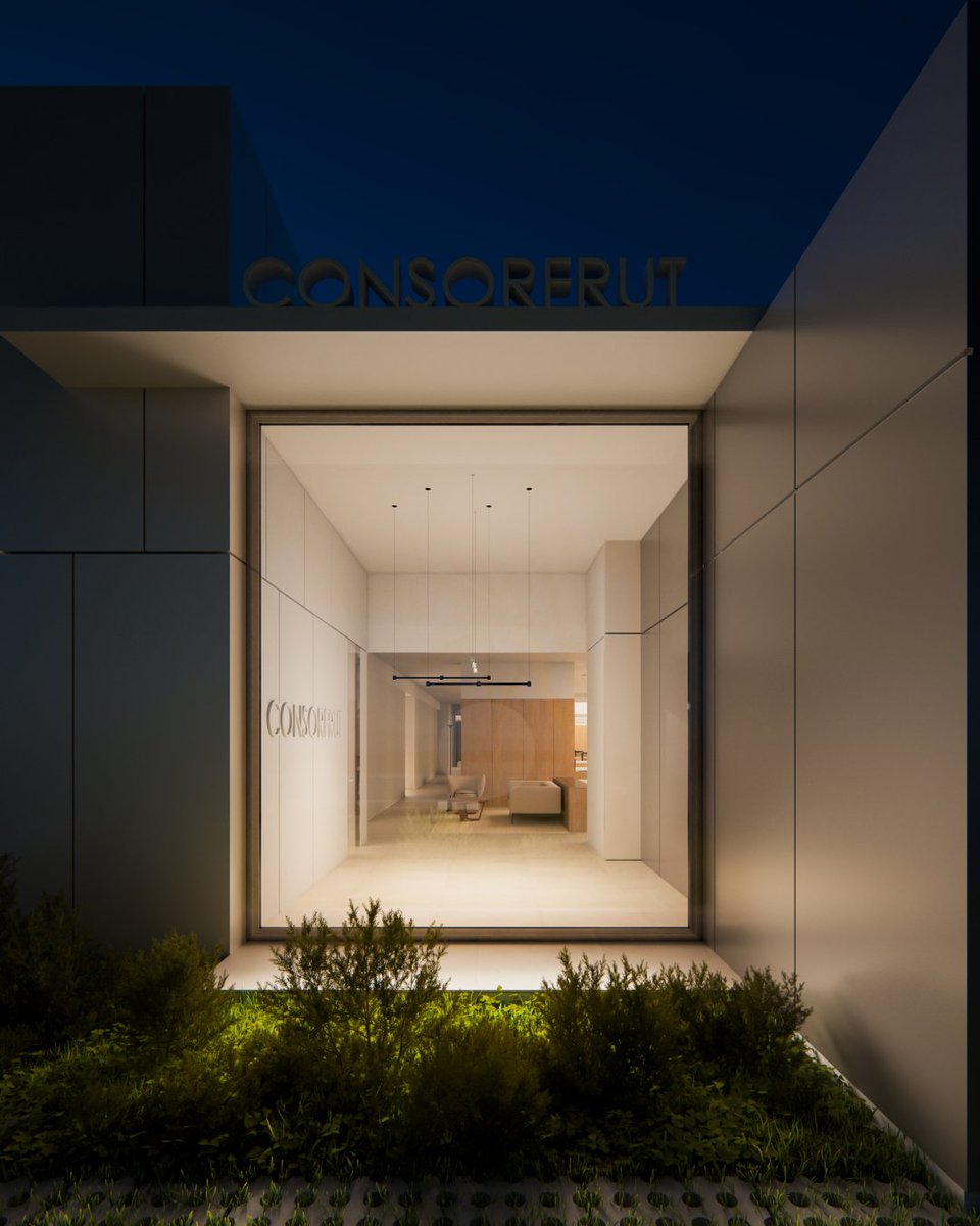 SEDE CONSORFRUT

En el interior, el suelo cerámico pétreo con aspecto de suelo continuo, convive con revestimientos blancos perimetrales de paredes y techos, que aparecen fraccionados por los bloques puntuales de armariadas materializadas en chapa de nogal.

<a href="/rubenmuedra/">RUBEN MUEDRA ARQUITECTURA</a>